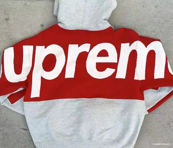 LOGO LOGO BIG L S Black Grey JACQUARD HOODED Hoodie Sweatshirt M XL Back Big SWEATSHIRT 0805